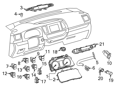 Toyota 83910-0E160 Clock