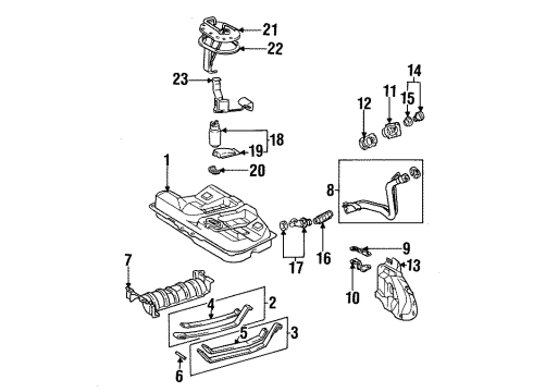 Toyota 77201-41010 Pipe Sub-Assy, Fuel Tank Inlet