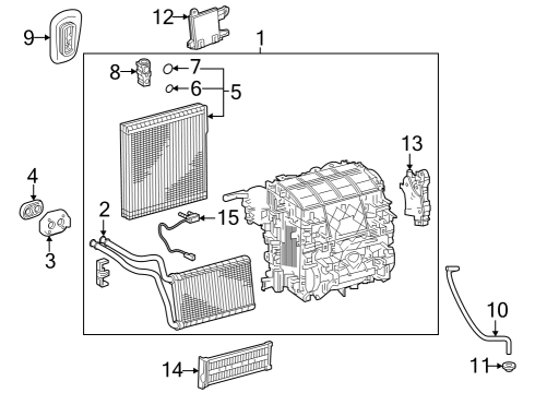 Toyota 55900-12P11-C0 CONTROL ASSY, AIR CO