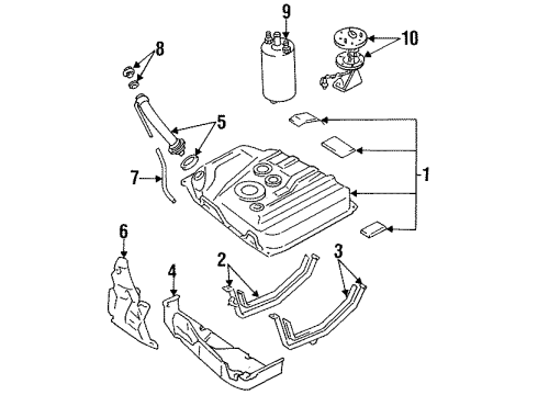 Toyota 83320-80111 Gage Assy, Fuel Sender