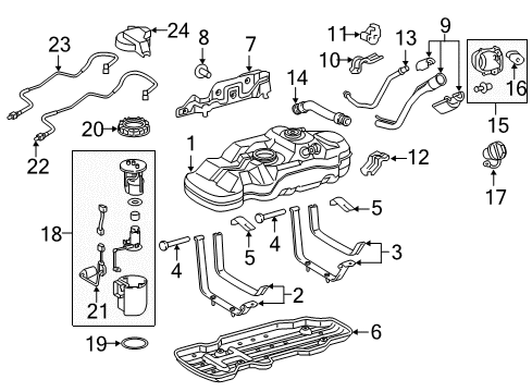 Toyota 23901-0P150 Tube Sub-Assembly, Fuel