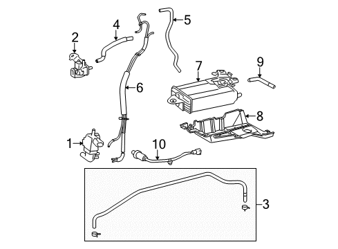 Toyota 89465-08150 Oxygen Sensor No.2