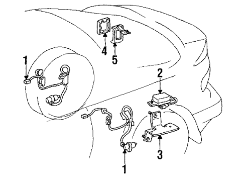 Toyota 89439-20010 Bracket, Sensor