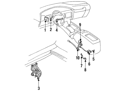 Toyota 88240-60050 Computer Assy, Cruise Control