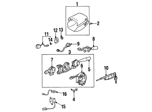 Toyota 88200-33010 Actuator Assy, Cruise Control