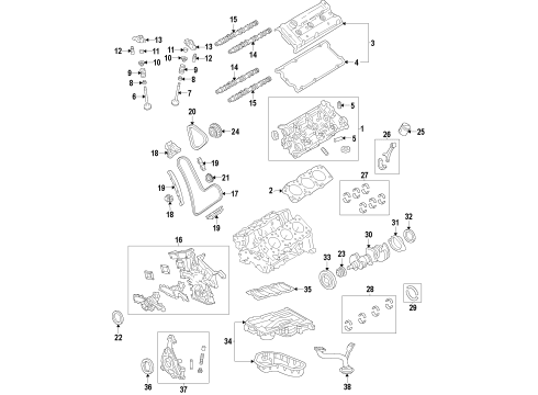 Toyota 13101-31120 Piston Sub-Assembly, W/P