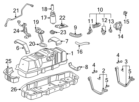 Toyota 78180-0C021 Cable Assy, Accelerator Control