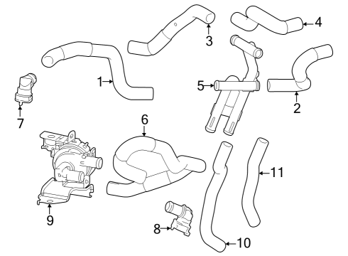 Toyota 16581-70060 Clamp, Hose