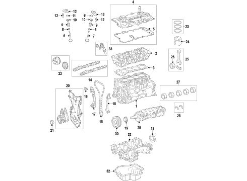 Toyota 11400-47170 Short Block