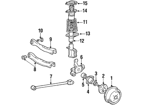 Toyota 41110-10100 Rear Differential Carrier Assembly