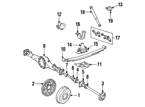 Toyota 48506-35010 Bracket, Rear Shock Absorber, Upper LH