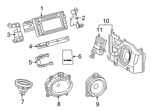 Toyota 86860-04030 Antenna Assembly, NAVIGA