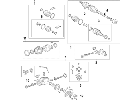 Toyota 41204-42010 FLANGE Sub-Assembly, DRI