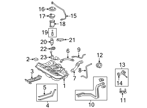 Toyota 23270-28052 Damper Assy, Fuel Pressure Pulsation