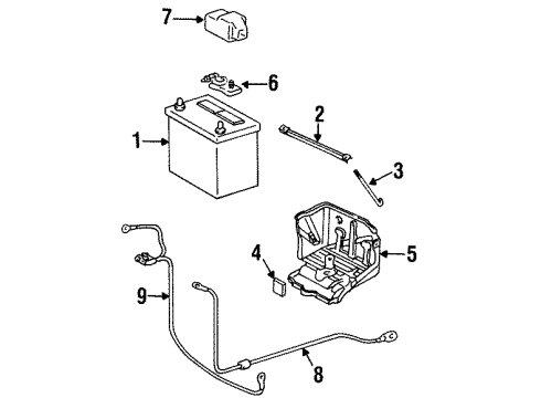 Toyota 82122-60181 Wire, Engine