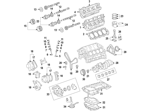 Toyota 19000-0F030 Engine Assembly, Partial