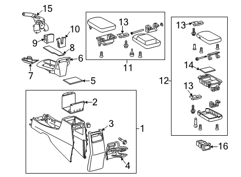 Toyota 46430-02181 Cable Assembly, Parking