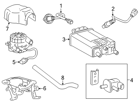 Toyota 77740-60590 CANISTER ASSY, CHARC