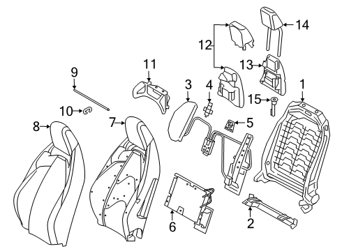 Toyota 82191-WAA01 Wire, Fr Seat, RH