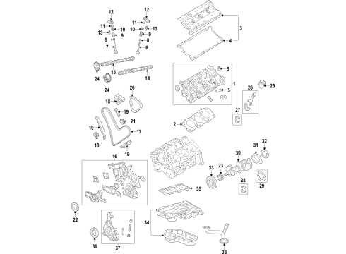 Toyota 13501-0P030 CAMSHAFT Sub-Assembly, N