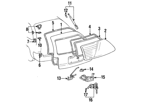 Toyota 85470-13030 SOLENOID Assembly, Door Control, Rear RH