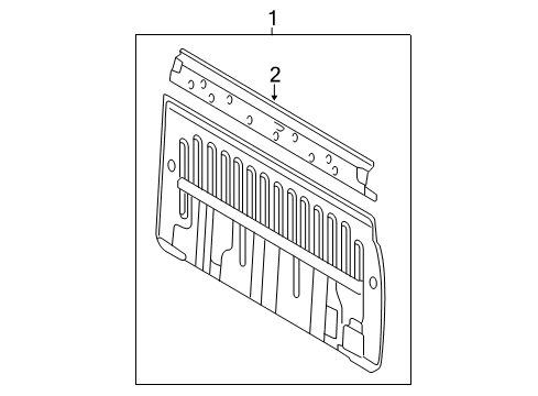 2017 Toyota Tundra Back Panel Diagram