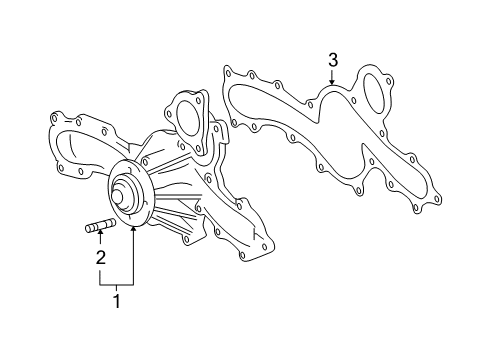 2005 Toyota Tundra Water Pump Diagram