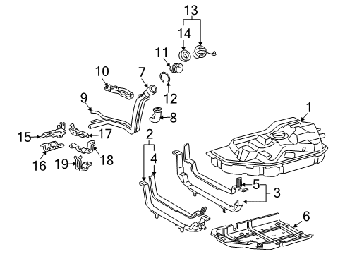 2011 Toyota Highlander Fuel Supply Diagram 1 - Thumbnail