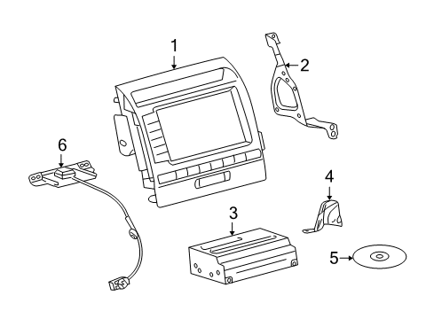 2009 Toyota Land Cruiser Navigation System Diagram