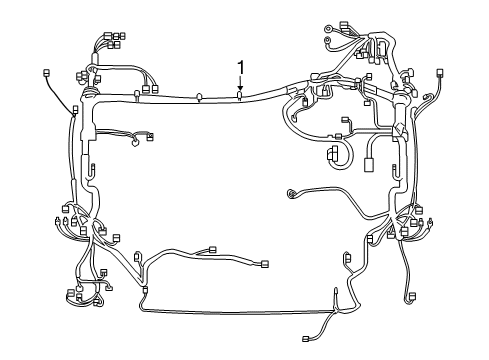 2015 Toyota RAV4 Wire, Engine Room Main Diagram for 82111-42M80