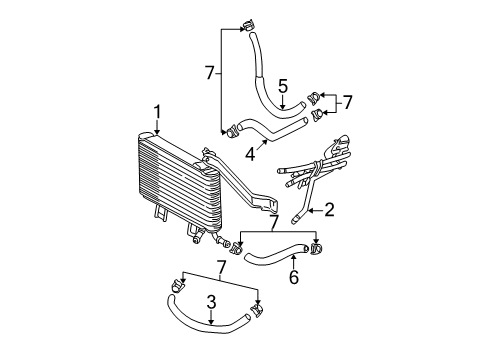 2003 Toyota Camry Trans Oil Cooler Diagram