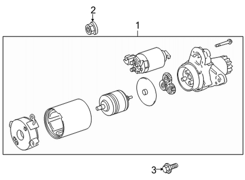 2020 Toyota Highlander Starter, Electrical Diagram