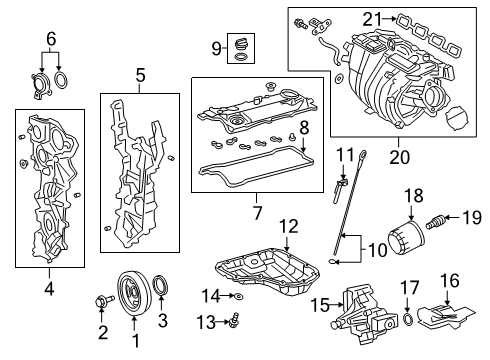 Seal, Oil(For Timing Gear Case Or Timing Chain Case) Diagram for 90311-40044