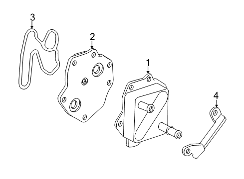 2017 Toyota Tundra Engine Oil Cooler Diagram