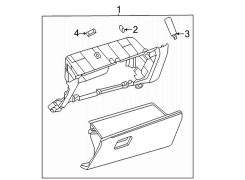 2023 Toyota Sienna PANEL SUB-ASSY, INST Diagram for 55303-08011-C0