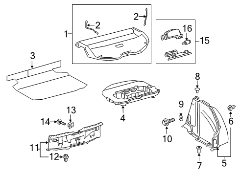 2021 Toyota Corolla Bulbs Diagram