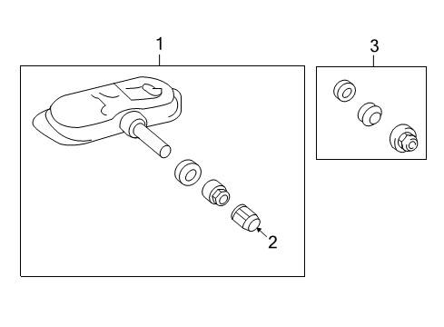 2009 Toyota Avalon Tire Pressure Monitoring Diagram