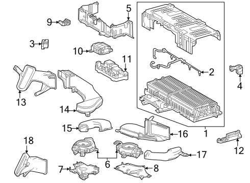 2023 Toyota Sequoia Box Assembly, Traction B Diagram for G3850-48010