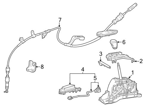 2018 Toyota Camry Gear Shift Control - AT Diagram 3 - Thumbnail