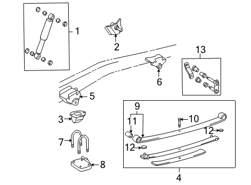 2004 Toyota Tacoma Rear Suspension Diagram 2 - Thumbnail