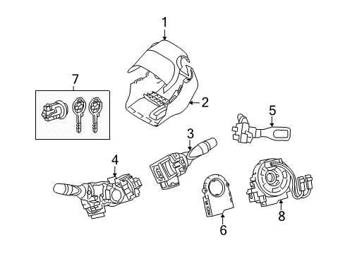 2018 Toyota Corolla Switches Diagram 2 - Thumbnail