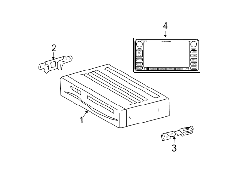 2005 Toyota 4Runner Navigation System Diagram