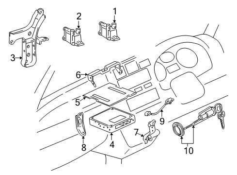 2000 Toyota RAV4 Ignition Coil Diagram for 90919-02218