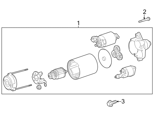 2023 Toyota Highlander Starter Diagram