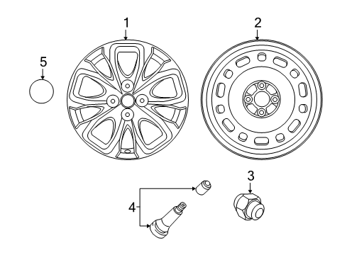 2017 Toyota Yaris iA Wheels Diagram