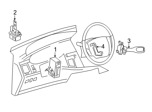 2012 Toyota Avalon Cruise Control System, Electrical Diagram