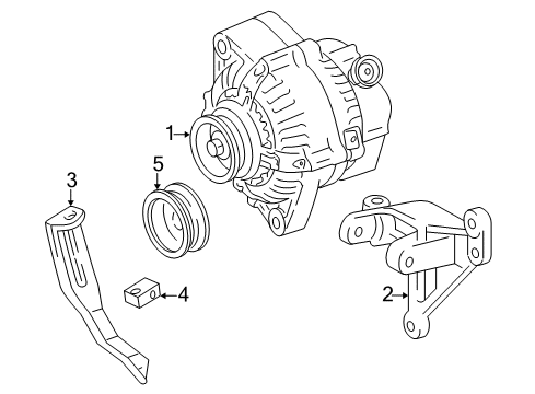 1997 Toyota RAV4 Bar, Alternator Belt Adjusting Diagram for 12514-74051