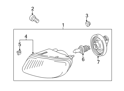 2000 Toyota Solara Fog Lamps Diagram