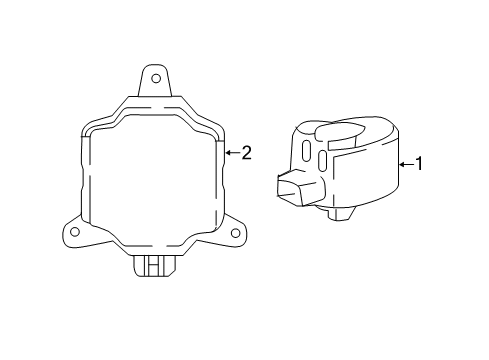 2019 Toyota Camry Electrical Components Diagram 1 - Thumbnail