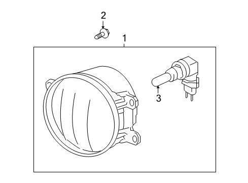 2010 Toyota Venza Bulbs Diagram